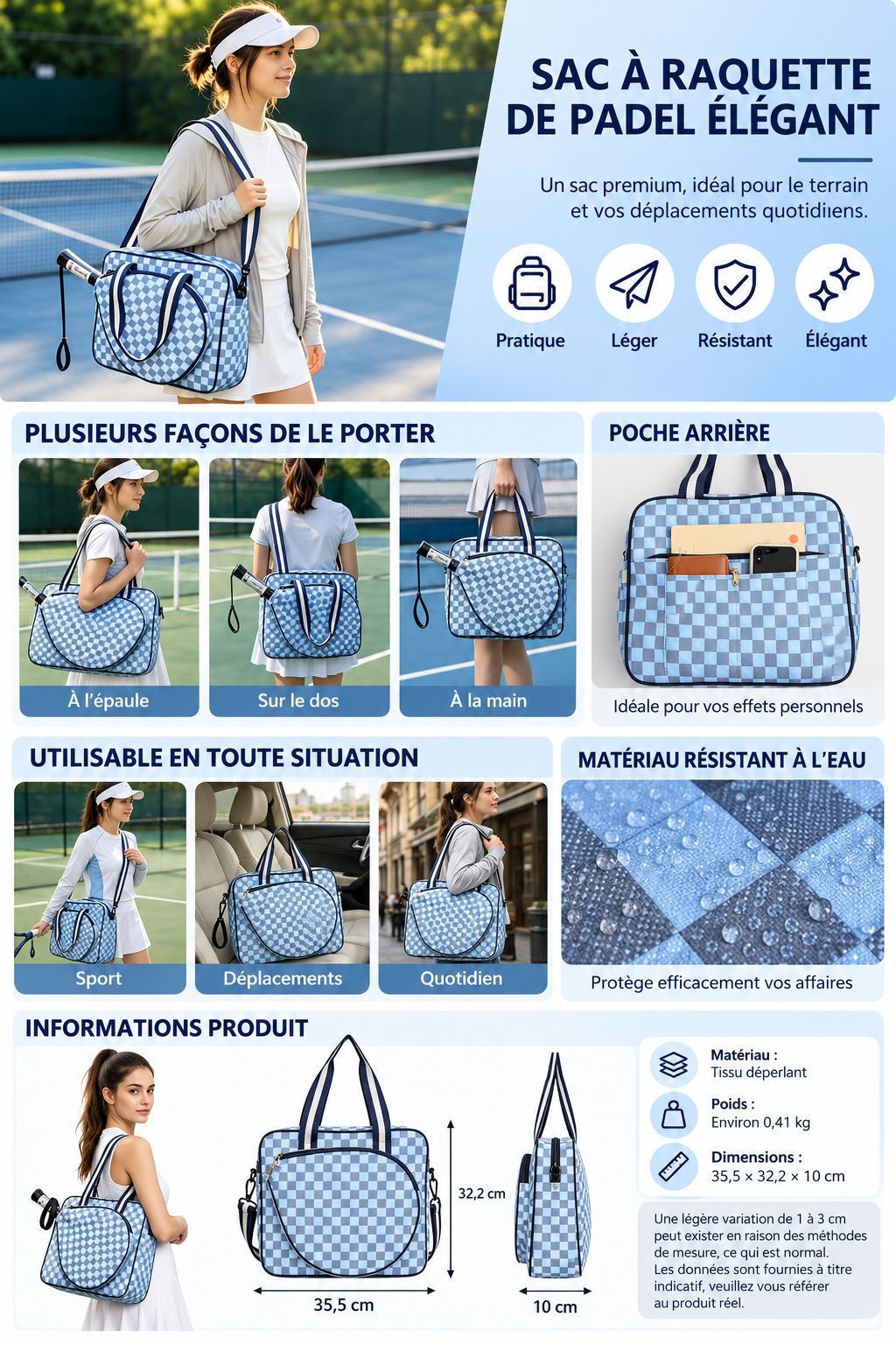 Sac à dos Padel – PadelZone femme