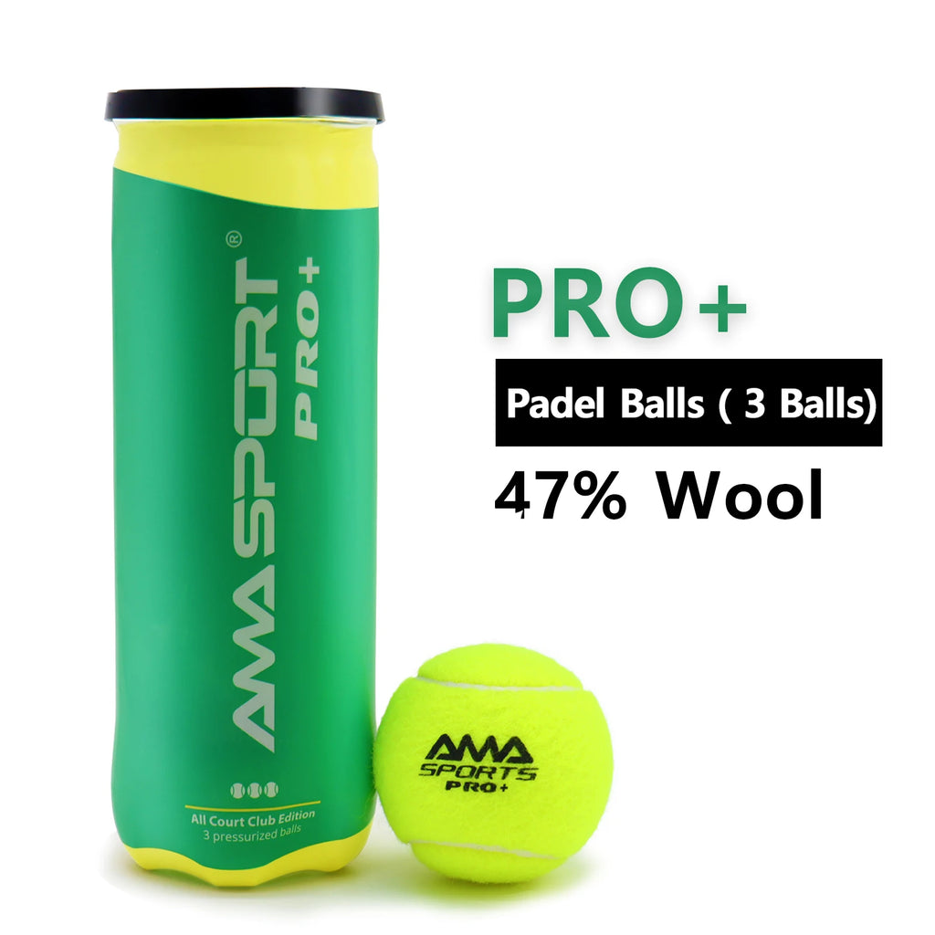 Balles de Padel AMASPORT Faster – Lot de 3