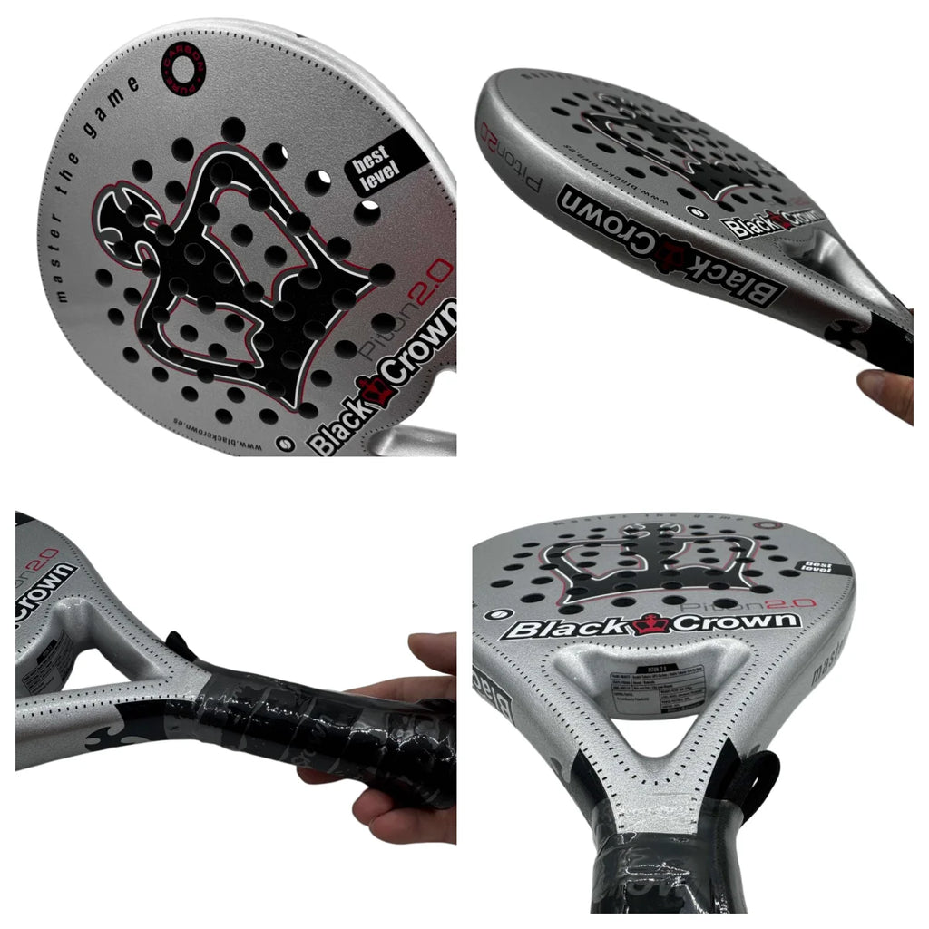 Raquette de Padel 3K Carbone – Avec Housse de Protection