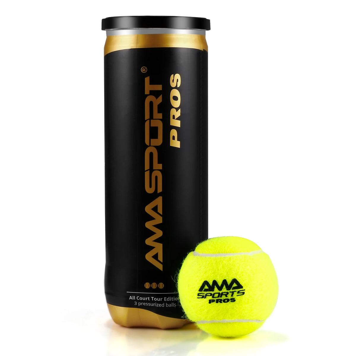 Balles de Padel AMASPORT Faster – Lot de 3