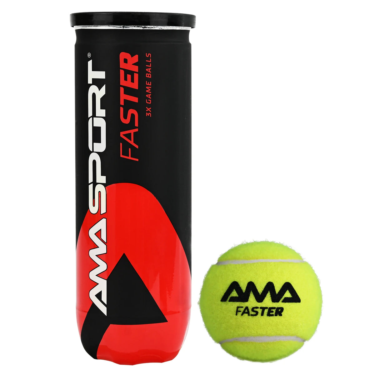 Balles de Padel AMASPORT Faster – Lot de 3