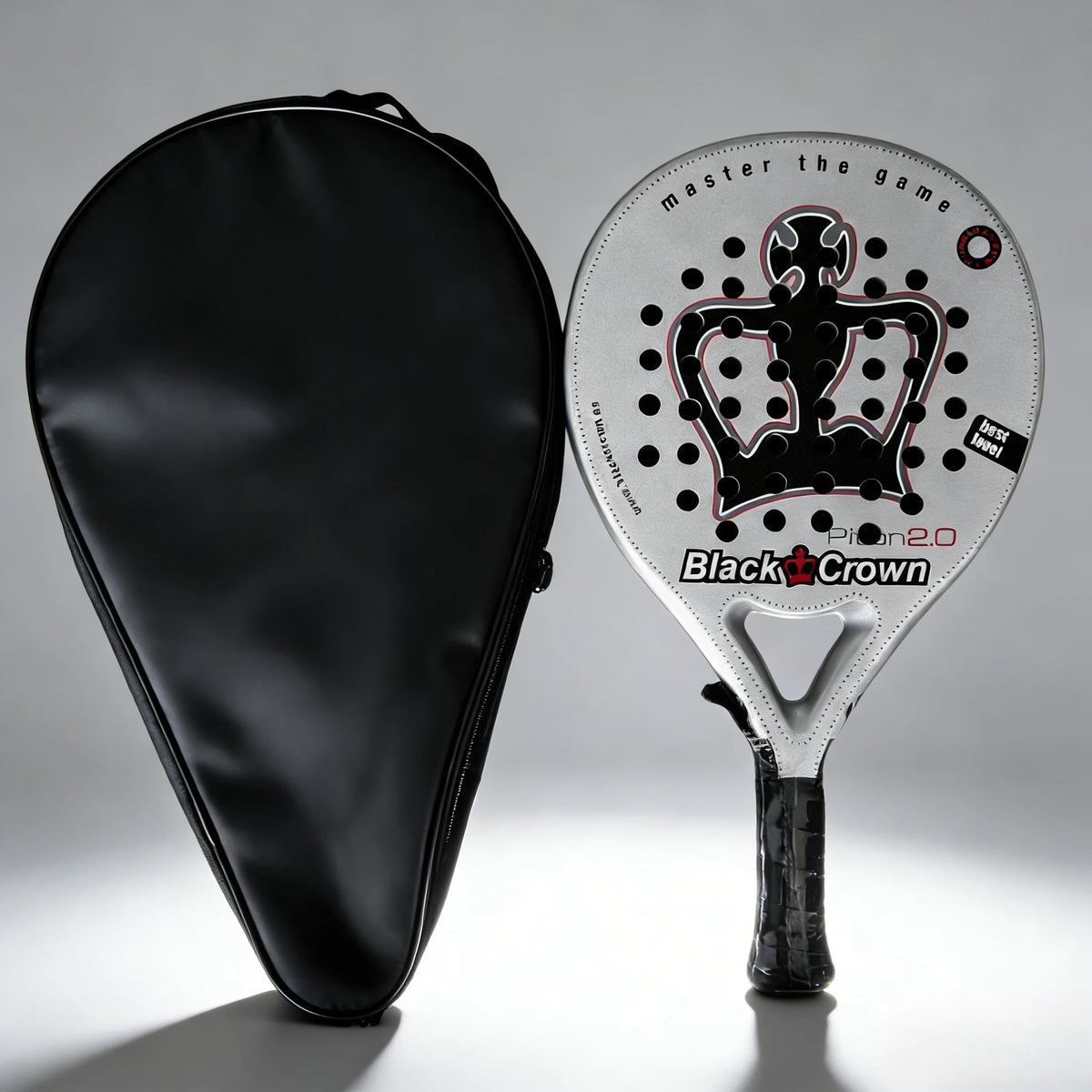 Raquette de Padel 3K Carbone – Avec Housse de Protection