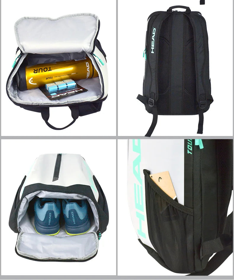 Sac de Padel HEAD Tour – 2 Raquettes avec Compartiment Chaussures