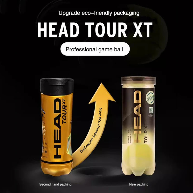Balles HEAD Tour XT – Lot de 3 Balles
