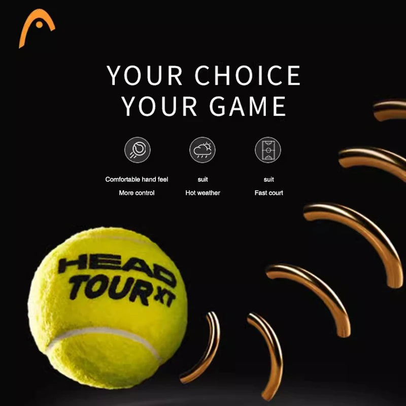 Balles HEAD Tour XT – Lot de 3 Balles