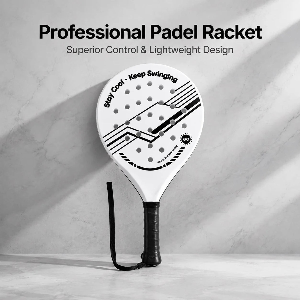 Raquette de Padel WNONSO Carbone – Légère et Performante