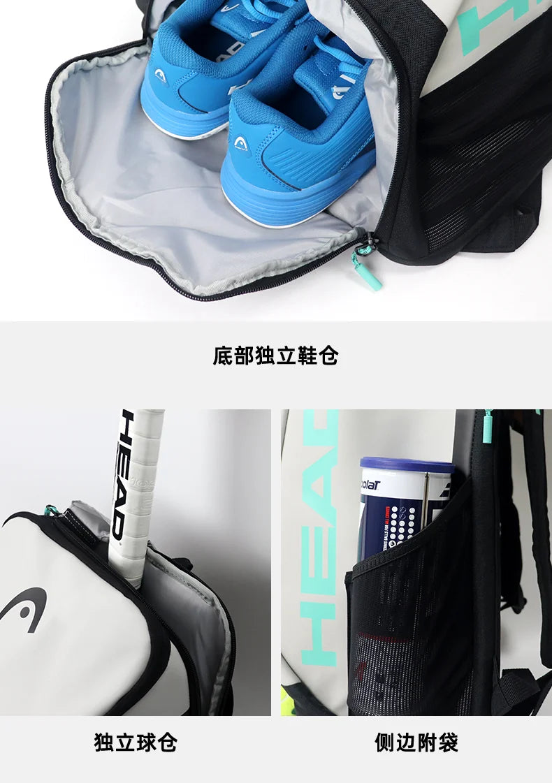 Sac de Padel HEAD Tour – 2 Raquettes avec Compartiment Chaussures